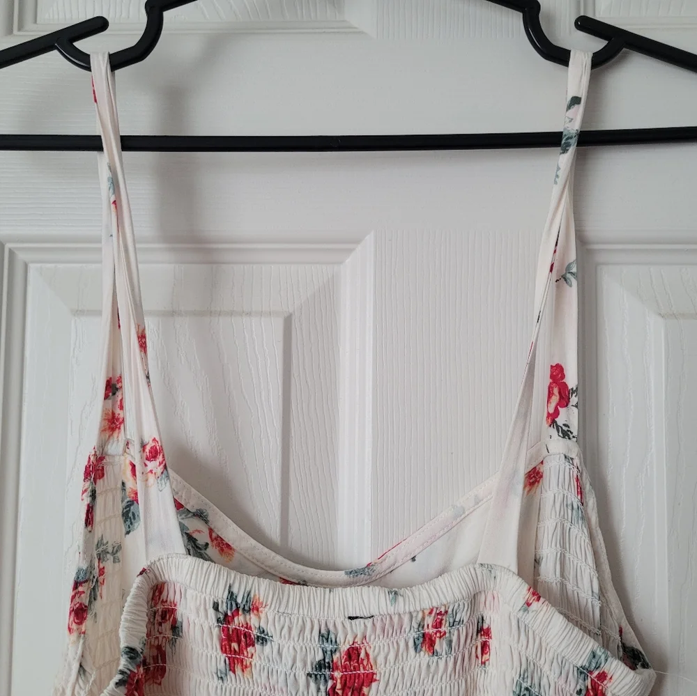Forever 21 Rose Print Mini Dress, Size L - Picture 6 of 7